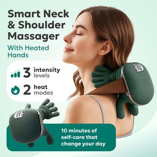 2025 Smart Neck & Shoulder Massager with Heated Hands