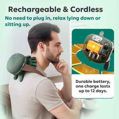 2025 Smart Neck & Shoulder Massager with Heated Hands