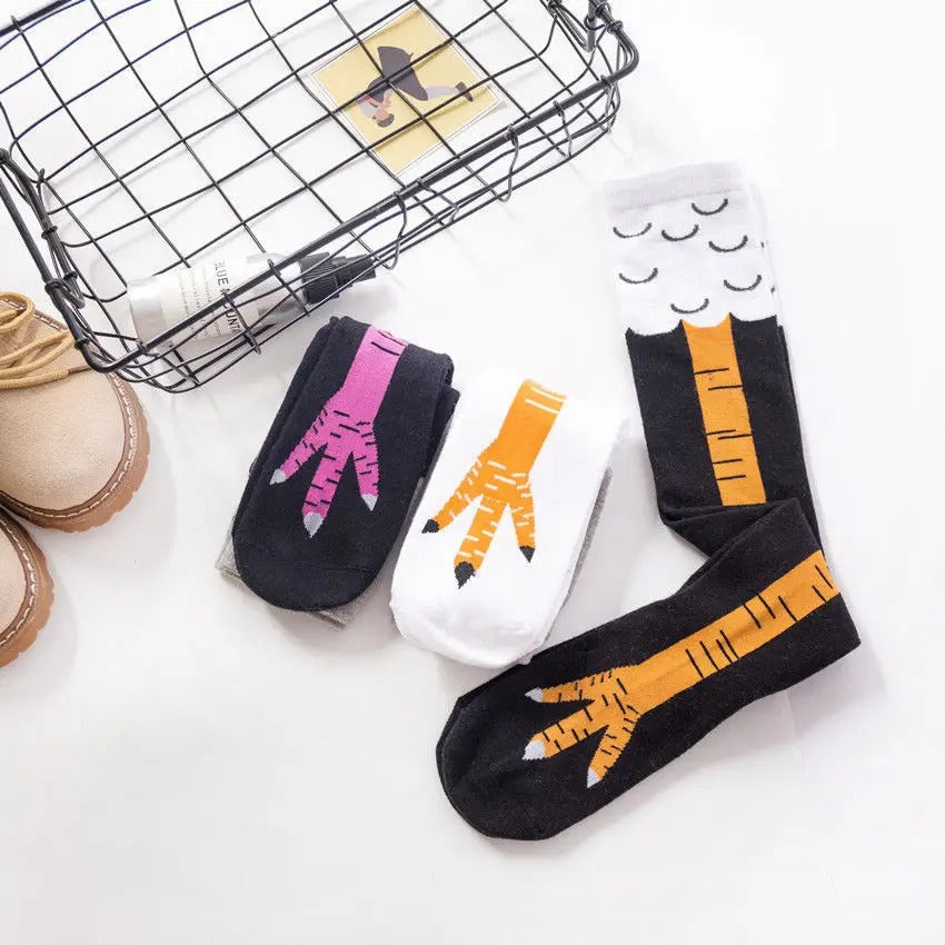 Funny Chicken Paw Socks